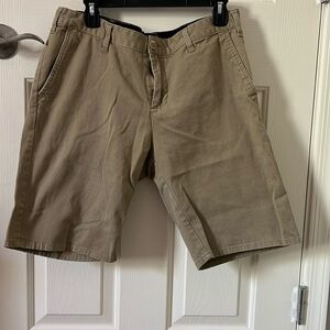 Michael Brandon Shorts Mens 34 Beige Khaki Cotton